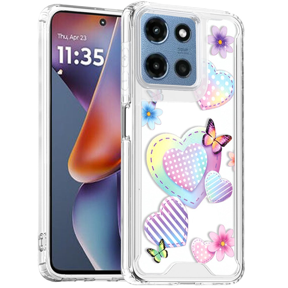 For Motorola Moto G 5G 2026/2025 Beautiful TPU Design, Slim Shockproof Soft Cover for Women and Girls, Stylish Protective Case Cover