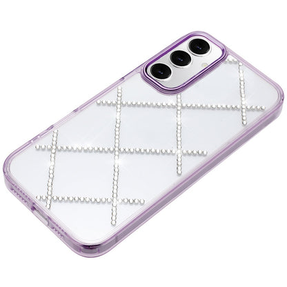 For Samsung Galaxy S25 Ultra Gem Glitter Diamond Bling Clear Hybrid TPU Cover, Colorful Shockproof Protective Back, Slim Fit for Women Girls Case Cover