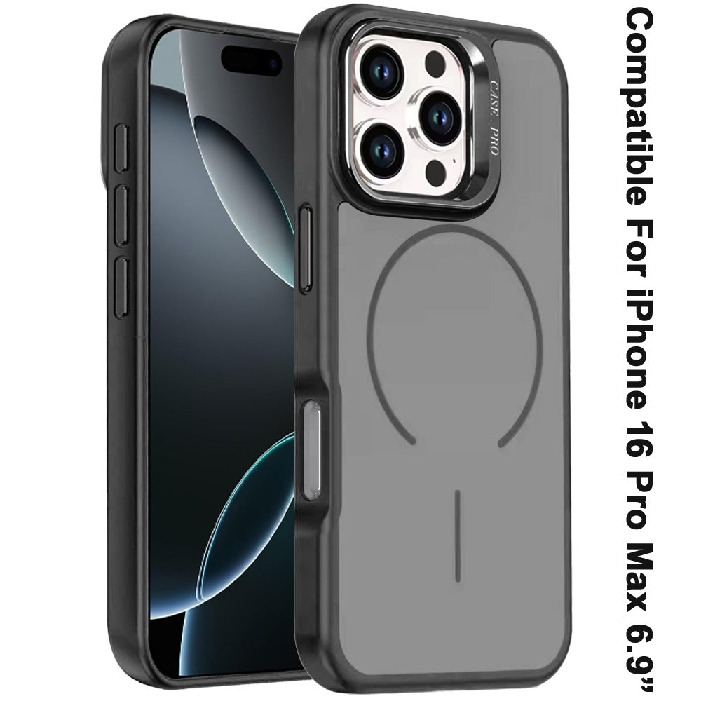 For Samsung Galaxy S26 Ultra Ultra Premium Matte Magnetic Metal Camera Stand Hybrid Drop Protection Shockproof Design Case Cover