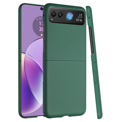 For Motorola Razr Ultra 2025 Snap-On Flip Premium Matte Finish Slim Lightweight Protective PC + Rubber TPU Hard Shell Case Cover