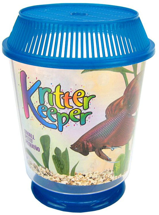 Lees Kritter Keeper Round for Fish, Insects or Crickets [Aquarium Supplies] Small - 1 count