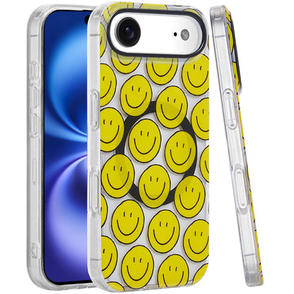 For Apple iPhone 17 Pro Stylish Pattern Fashion IMD Printed Design TPU Slim Shockproof Protective with Magnetic Back Case Cover