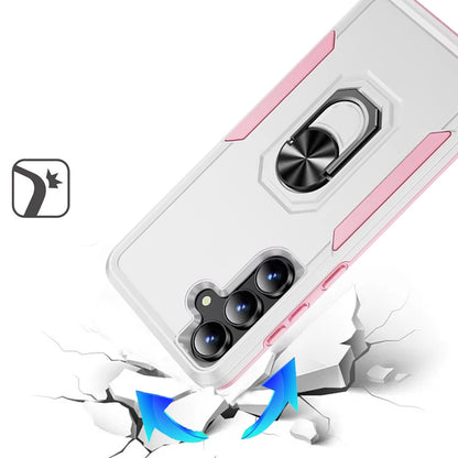 For Samsung Galaxy S26 Hybrid Tough Strong Dual Layer Hard PC TPU with Magnetic Ring Stand Heavy-Duty Armor Design Case Cover