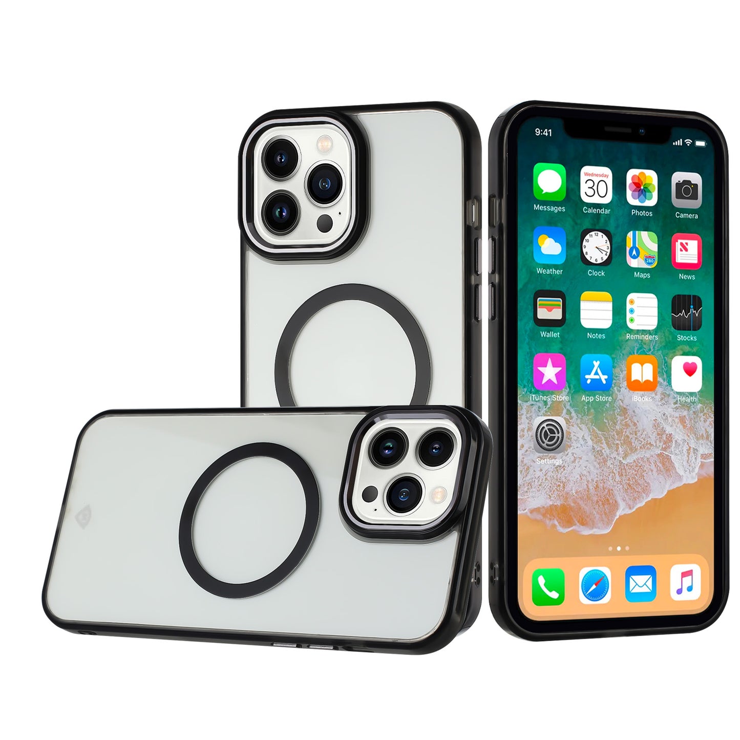 For Samsung Galaxy S26 Ultra Heavy Duty Metallic Hybrid Tough TPU with Camera Ring Stand, MagSafe Compatible, Rugged Drop Protection Case Cover