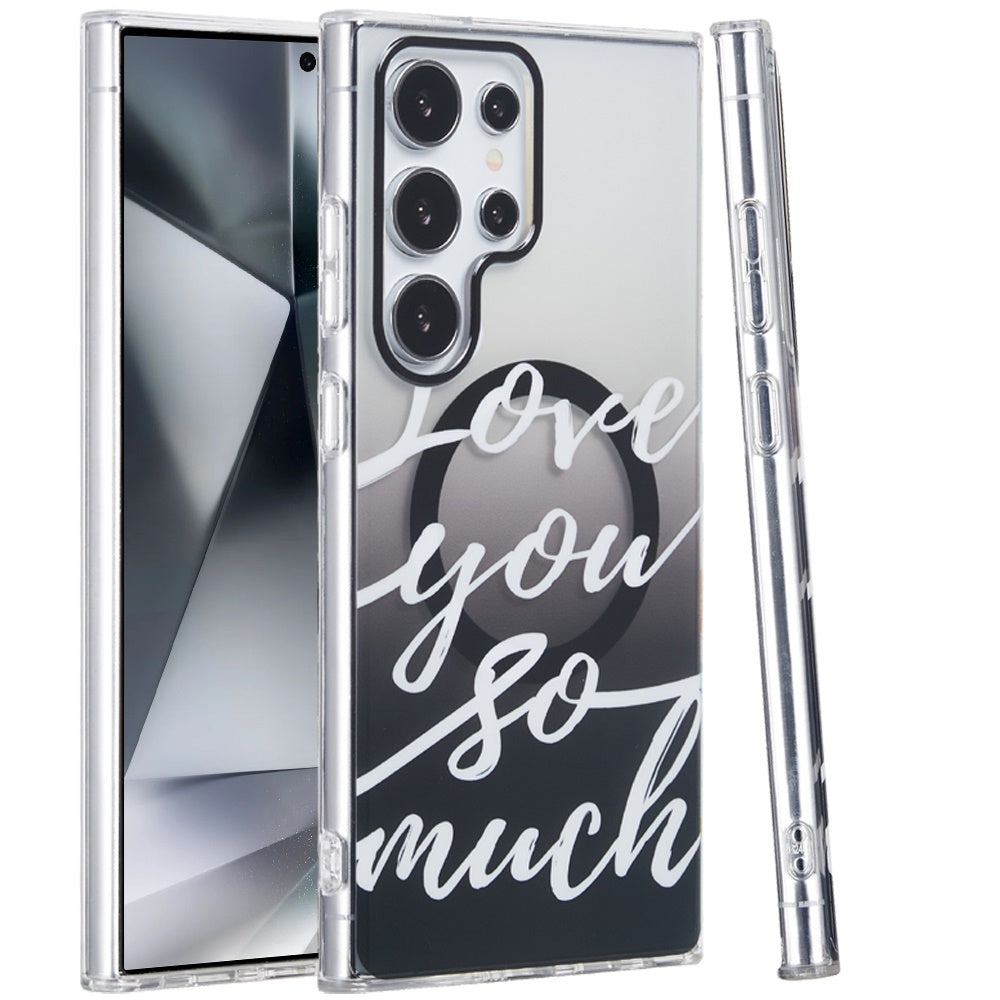 For Samsung Galaxy S25 Ultra Durable Fashion IMD Printed Design TPU Slim Shockproof Protective Case with Stylish Pattern Case Cover