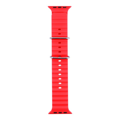 echelon ComfyFit Silicone Strap for Apple Watch Series 9 45mm/Watch Series 10 46mm / Watch SE (2022) 44mm - Red, Apple Watch Accessories