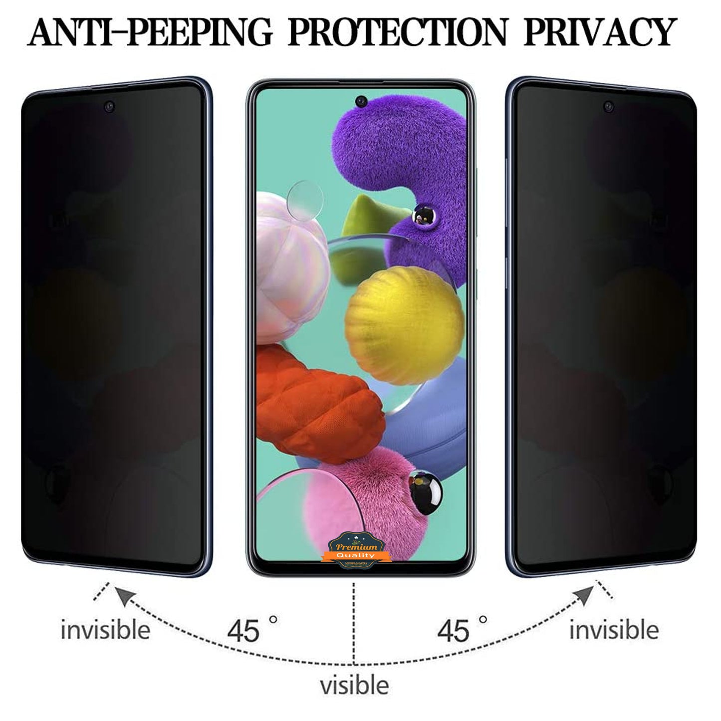 Screen Protector for Google Pixel 10A Privacy Anti Spy Tempered Glass 9H HD Anti Scratch Fingerprint Resistant Durable Screen Protector Tempered Glass