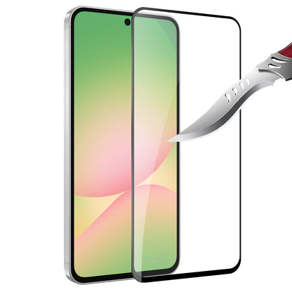 For Samsung Galaxy A37 Tempered Glass Screen Protector [Full Coverage] Curved Black Edged 9H Hardness Glass Screen Protector Protector Clear Black