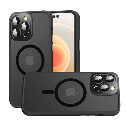 For Apple iPhone 17E /16E Complete Protection HQ Matte Translucent Hybrid Shockproof w/ Camera Protector Compatible with MagSafe Case Cover
