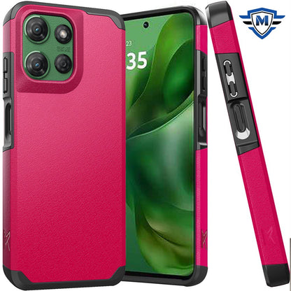 For Motorola Moto G Power 5G (2025) Premium Slim Tough 2in1 Hybrid Case Dual-Layer PC TPU Rubber Armor with Shockproof Protection Case Cover