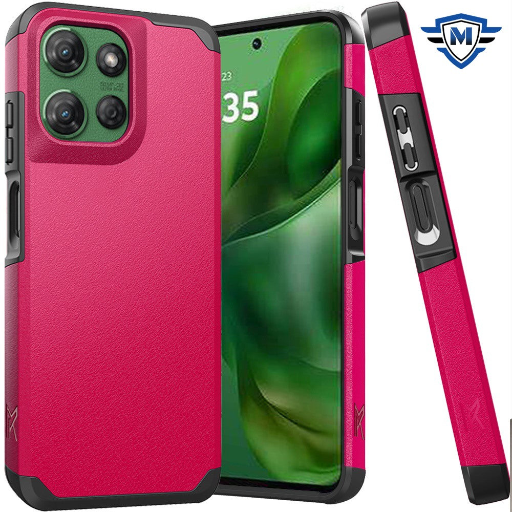 For Motorola Moto G Stylus 5G 2025 Premium Slim Tough 2in1 Hybrid Case Dual-Layer PC TPU Rubber Armor with Shockproof Protection Case Cover