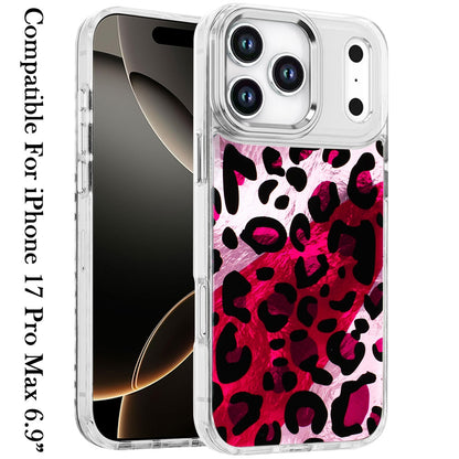 For Apple iPhone 17 Pro Max (6.9") Fashion Beautiful Epoxy Design Hybrid Fashion Stylish TPU Protective, Shockproof Hybrid PC Case Cover