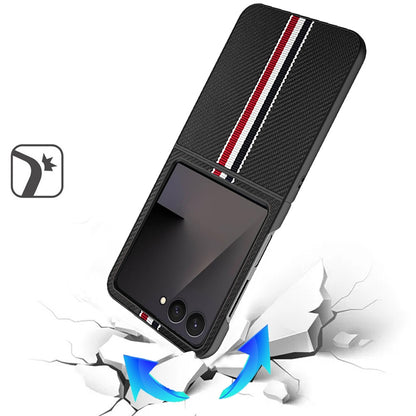 For Google Pixel 10 Pro Fold Velvet Fabric PU Vegan Leather, Premium Flip Design, Slim Snap-On Hard PC + TPU Case Cover Black