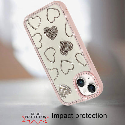Spread Love Glitter Shimmer Bling Diamond Edge Hybrid Drop Protection Shockproof Design