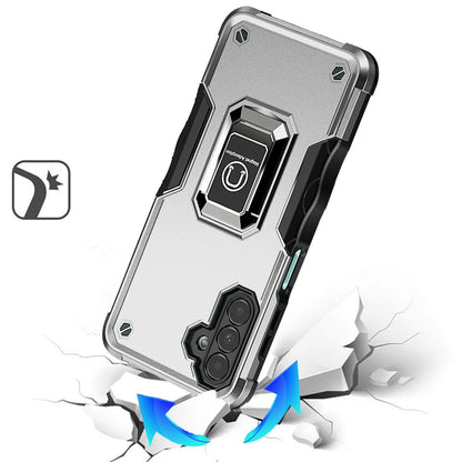 For Samsung Galaxy S25 Fan Edition /Galaxy S25 FE Hybrid Stand Magnetic Ring Holder Kickstand Heavy Duty Rugged Drop Silicone & Hard PC Shockproof Case Cover