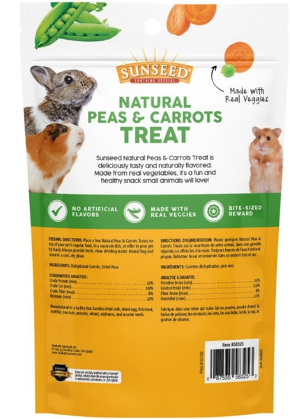Sunseed Peas and Carrots Small Animal Treat [Small Pet Supplies] 3 oz