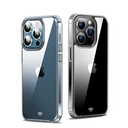 For Apple iPhone 16 Pro Max (6.9") Premium Hybrid HD Crystal Clear Hard PC Back Gummy Thick 2.0mm TPU Frame Slim Fit Case Cover Transparent