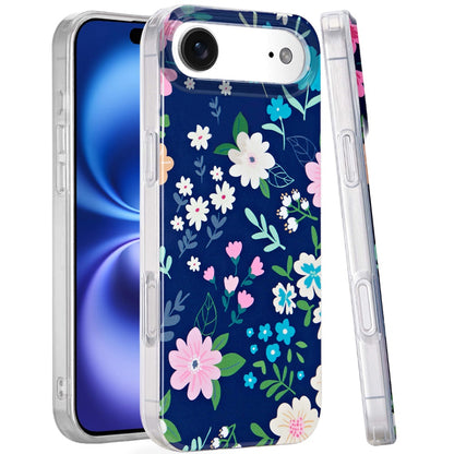 For Apple iPhone 17 Stylish Pattern Fashion IMD Printed Design TPU Slim Shockproof Protective with Magnetic Back Case Cover