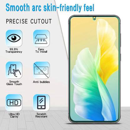 For Samsung Galaxy S25 EDGE Screen Protector Tempered Glass, Bubble-Free, Anti-Scratch, Fingerprint Unlock Compatible Protector Clear