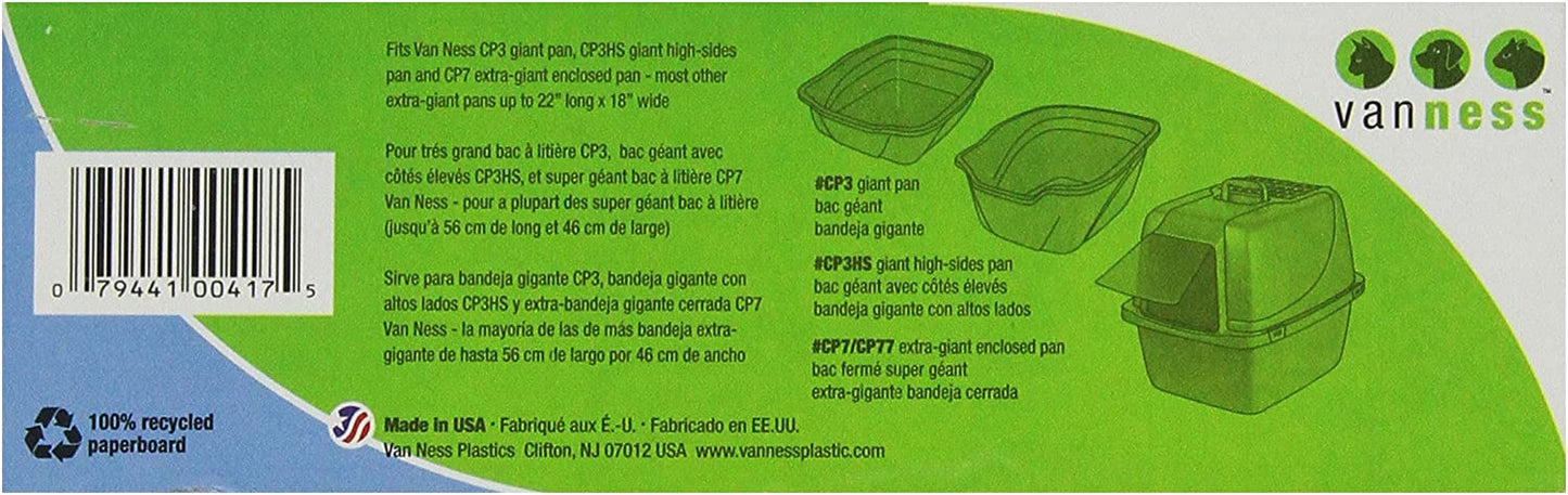 Van Ness PureNess Drawstring Cat Pan Liners Extra Giant [Cat Supplies] 6 count