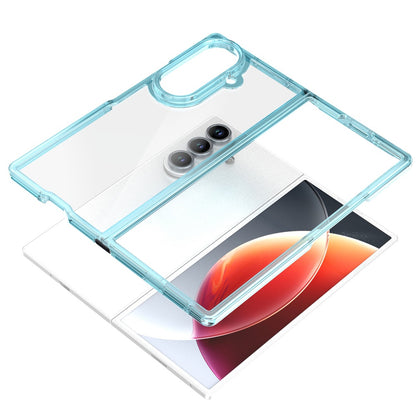 For Samsung Galaxy Z Fold 7 Transparent Hybrid Shockproof Hard PC Slim Durable TPU Bumper Protection Case Cover