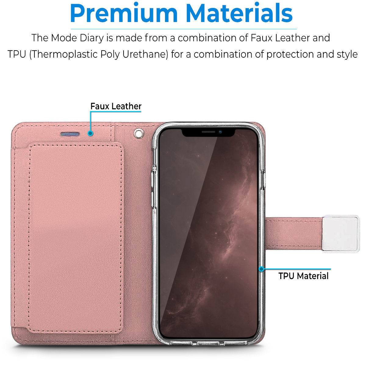 For Motorola Moto G Power 5G 2026 PU leather Wallet 6 Card Slots folio with Wrist Strap & Kickstand Pouch Flip Shockproof Case Cover Rose Gold