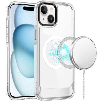 For Apple iPhone 12 Pro Max Transparent HQ Hybrid Slim, Shockproof, Compatible with MagSafe wireless charging & Military-Grade Case Cover