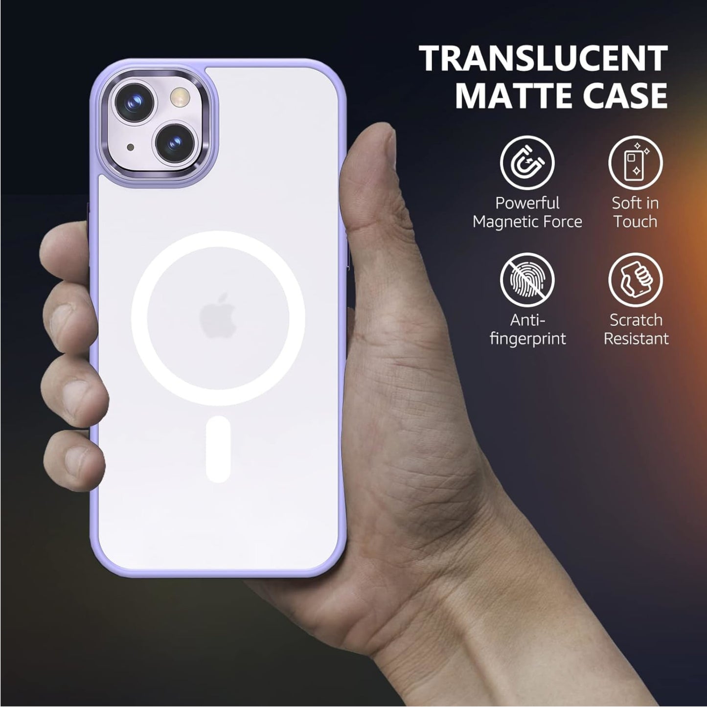 For Samsung Galaxy S26 Ultra Compatible with MagSafe Strong Magnetic Slim Translucent Matte Back TPU Shockproof Design Case Cover