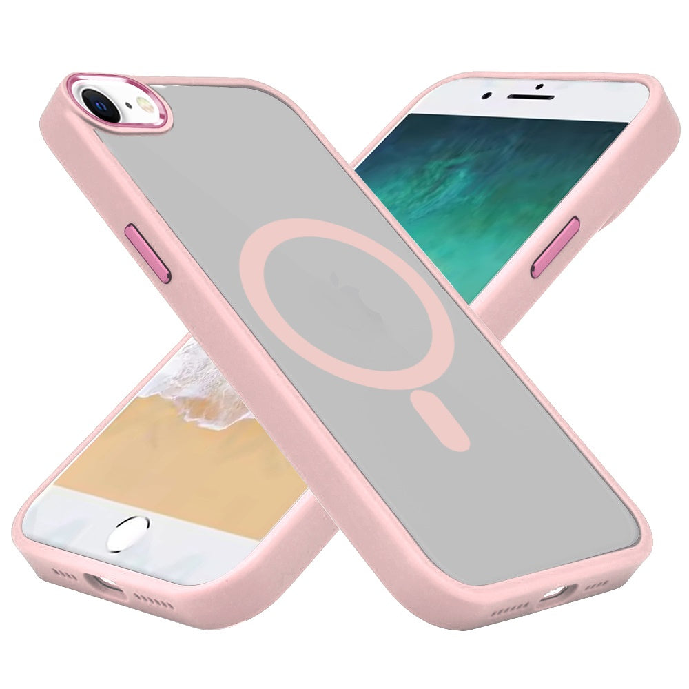 For Samsung Galaxy S25 EDGE MagSafe Compatible Transparent Greatest Clear Acrylic with Color Frame Thick Hybrid TPU Hard Case Cover