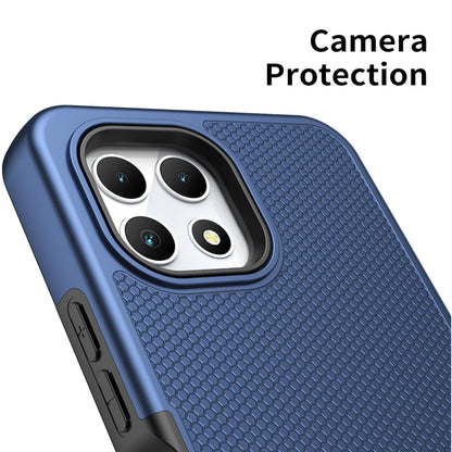 For AT&T Verge 2 Dual Layer Slim & Tough Hybrid Shockproof Heavy Duty Rubber TPU Matte with Textured Rugged Shell Protection Case Cover