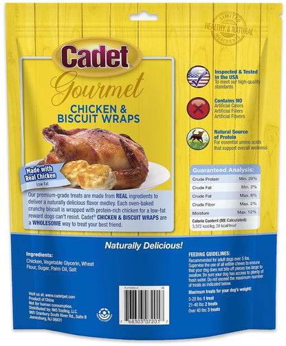 Cadet Gourmet Chicken and Biscuit Wraps [Dog Supplies] 14 oz