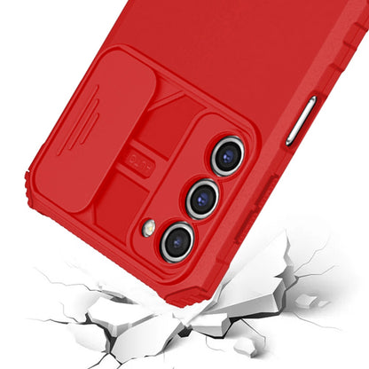 For Samsung Galaxy S22 Hybrid Hard PC & TPU Rubber Shockproof with Kickstand & Covered Camera Protection Case Cover Blue