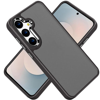 For Samsung Galaxy S26+ / S26 Plus Slim Fit Thin Hybrid,Frosted Matte Polished Acrylic Hard PC with TPU Rubber Frame Case Cover