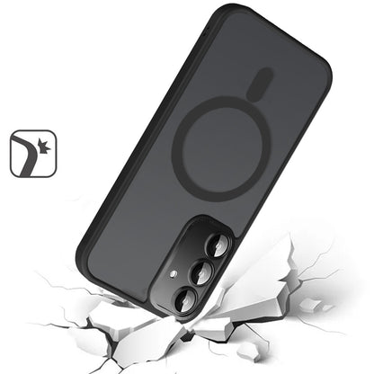 For Samsung Galaxy S26 Complete Protection HQ Matte Translucent Hybrid Shockproof w/ Camera Protector Compatible with MagSafe Case Cover