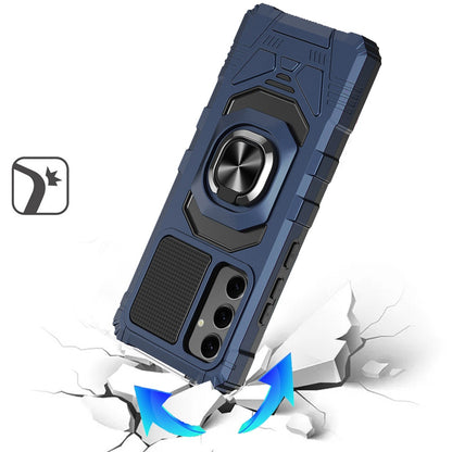 For Samsung Galaxy S26+ / S26 Plus Hybrid Dual Layer with 360° Rotate Magnetic Ring Stand Holder Kickstand TPU Rugged PC Shockproof Case Cover