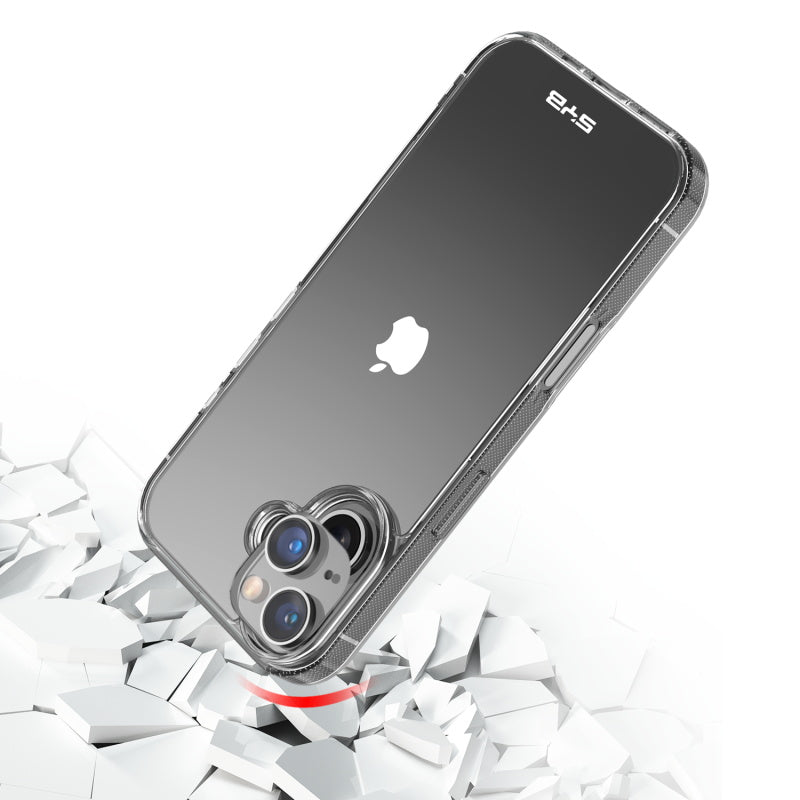 For Sturdy Case Gummy Rubber Hard Silicone TPU Slim Fit Cover for Apple iPhone 16 Plus - Highly Transparent Clear Case Cover Clear