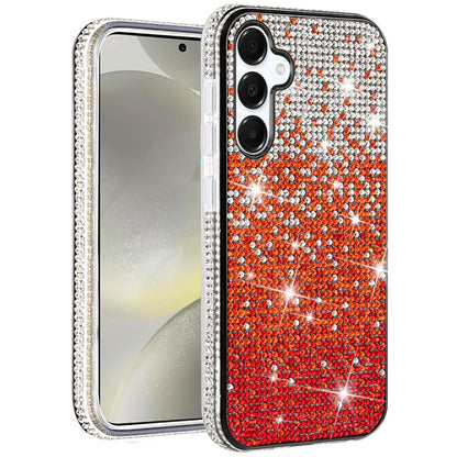 For Samsung Galaxy S25 /S24 Glitter Bling, UltraThin TPU Sparkle Diamond Rhinestone Shiny Full Crystal Stones Back Case Cover