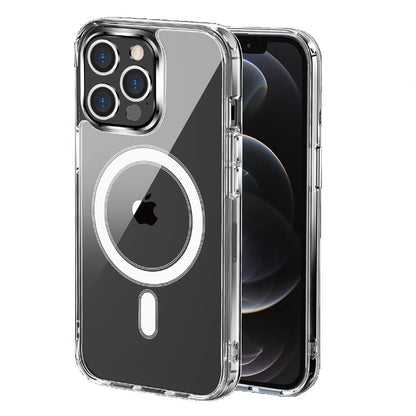 For Apple iPhone 17E /16E Clear Magnetic Case with Built-in Magnets Compatible with MagSafe Slim Soft TPU Bumper Case Cover Clear