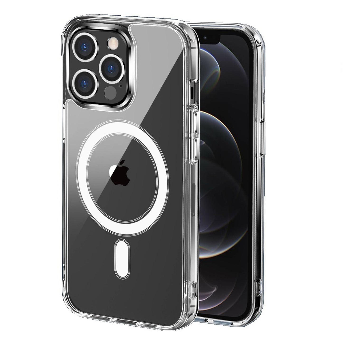 For Samsung Galaxy S26+ / S26 Plus Clear Magnetic Case with Built-in Magnets Compatible with MagSafe Slim Soft TPU Bumper Case Cover Clear