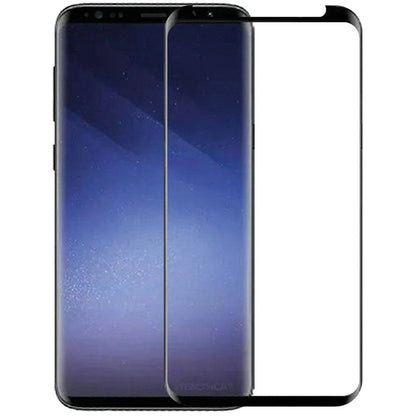 For Samsung Galaxy S9+, Samsung Galaxy S9 Plus Premium Tempered Glass Screen Protector Designed to allow full functionality Fingerprint Unlock 3D Curved Edge Glass Full coverage Protector Clear Black