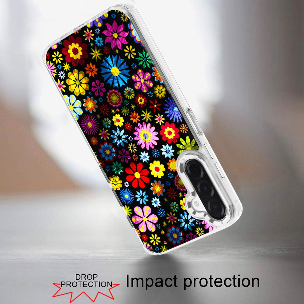 For Samsung Galaxy A17 5G Fashion Beautiful Epoxy Design Hybrid Fashion Stylish TPU Protective, Shockproof Hybrid PC Case Cover