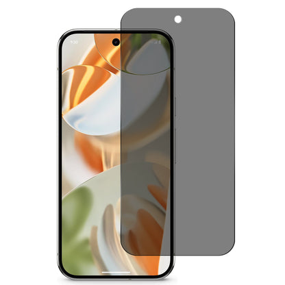 For Google Pixel 9 Pro XL Privacy Screen Protector, Anti Spy Anti Peeping Tempered Glass Full Protective Film, 9H, Anti Scratch, Easy Install Case Cover Black