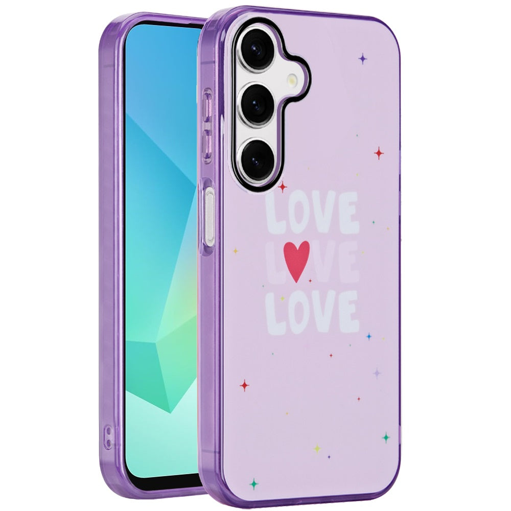 For Samsung Galaxy S24 Ultra Fashion Layer Design Slim IMD TPU Protective, Shockproof Hybrid Stylish Durable Hard PC Case Cover