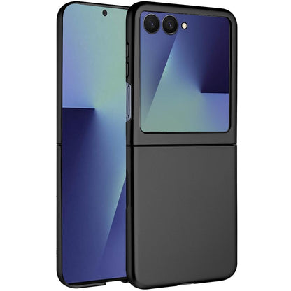 For Samsung Galaxy Z Flip 7 Snap-On Flip Premium Matte Finish Slim Lightweight Protective PC + Rubber TPU Hard Shell Case Cover