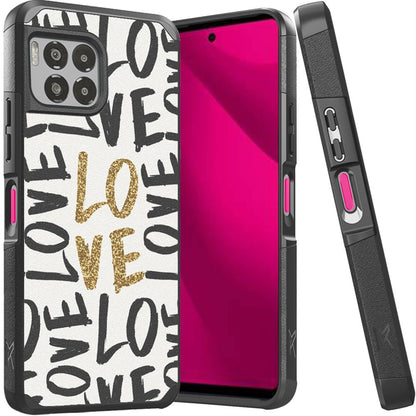 For TCL Revvl 7 PRO 5G Tough Hybrid Magnetic Mount Friendly Shock Protection Durable Grip Includes Tempered Glass Case Cover
