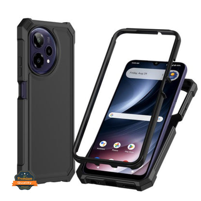 For AT&T Motive Pro 2 Full-Body Dual Layer Hybrid Case Slim, Drop-Proof TPU Hard PC, Durable Corner Front Bumper Protector Case Cover