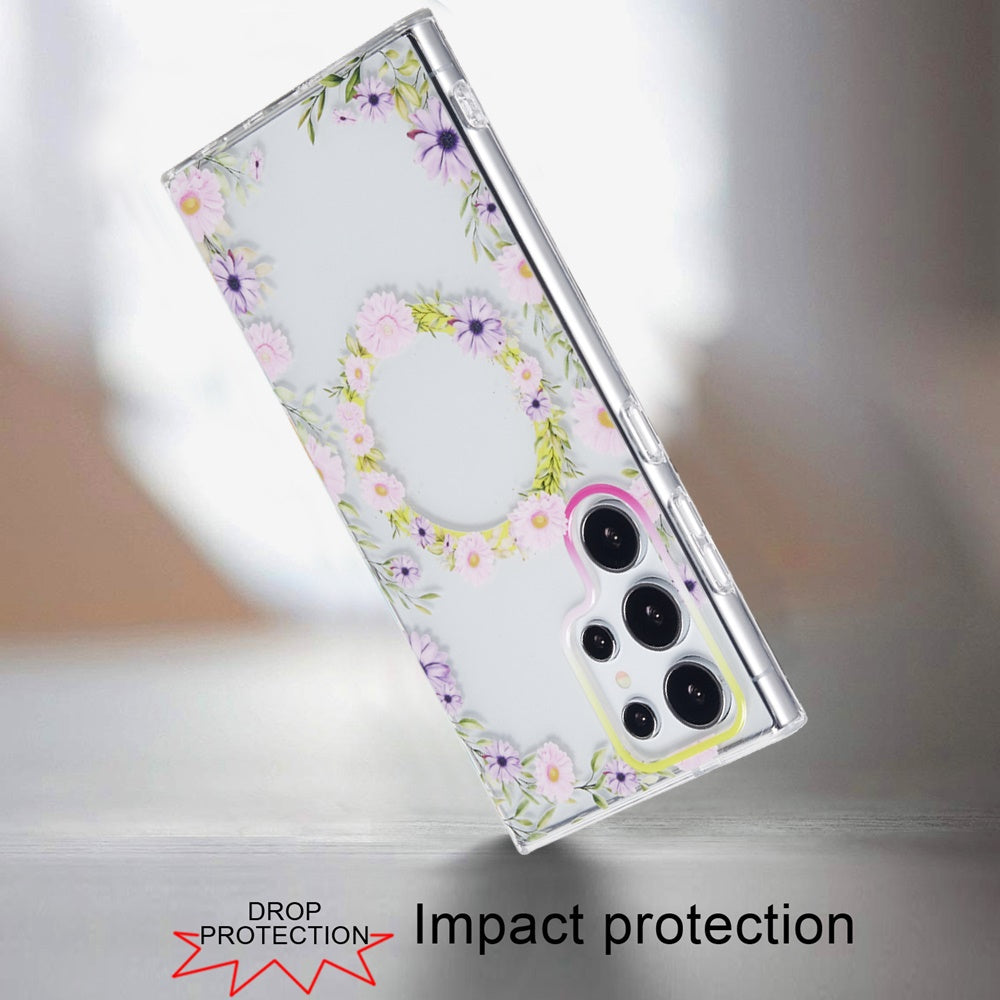 For Samsung Galaxy S24 Fan Edition /Galaxy S24 FE Durable Fashion IMD Printed Design TPU Slim Shockproof Protective Case with Stylish Pattern Case Cover