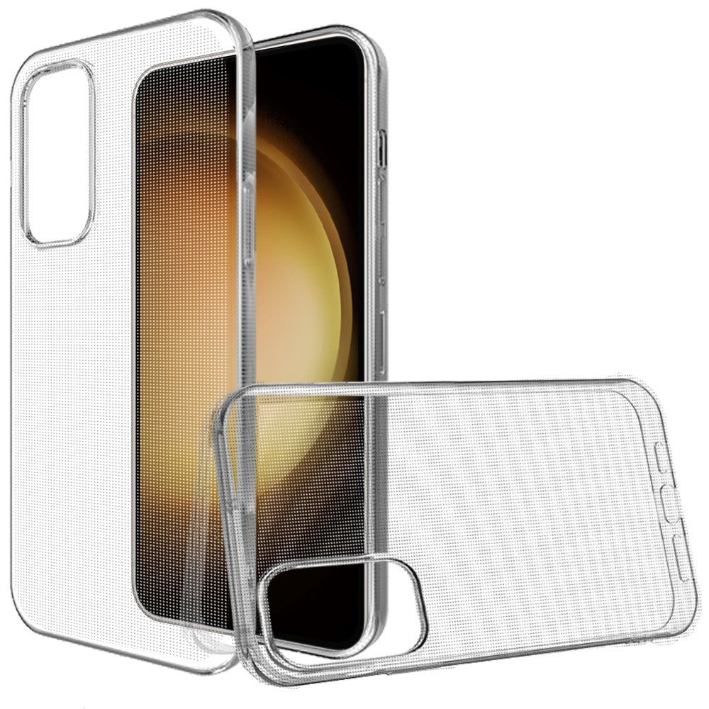 For Samsung Galaxy S24+ Plus Clear TPU Thick Shock Protection Slim Grip Durable Transparent Minimal Design for Plus Series Case Cover Clear