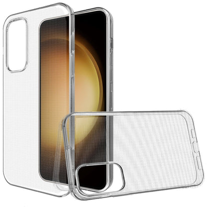 For Samsung Galaxy S24+ Plus Clear TPU Thick Shock Protection Slim Grip Durable Transparent Minimal Design for Plus Series Case Cover Clear