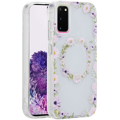 For Samsung Galaxy S20 FE Fan Edition 5G Fashion Layer Design Slim IMD TPU Protective, Shockproof Hybrid Stylish Durable Hard PC Case Cover